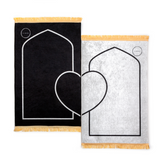 Couple Prayer mat black and white